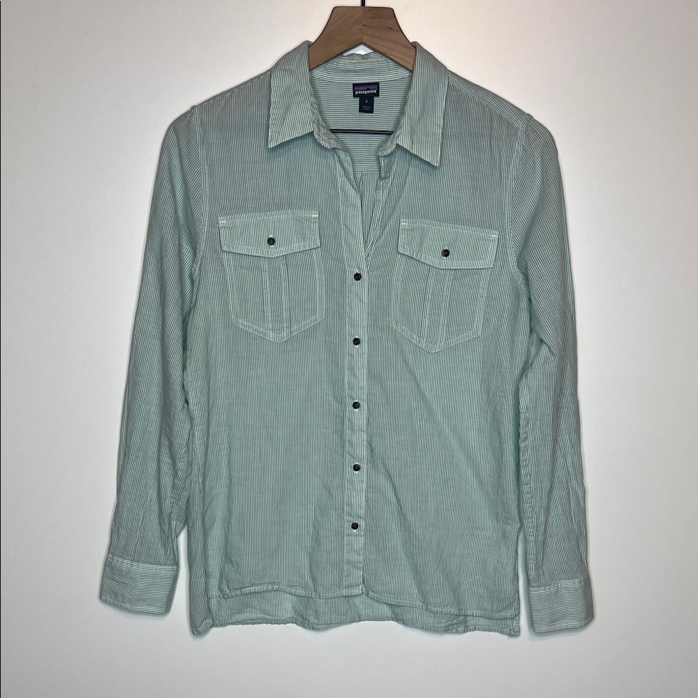 Patagonia striped button-down shirt